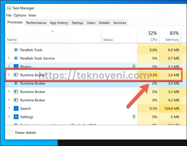 Runtime Broker'ın Sistem Performansı Üzerindeki Etkisi Nedir? 5 Runtime Broker'ın Bilgisayar Performansına Etkisi Nedir