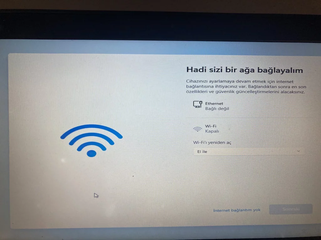 Windows 11 İnternetsiz Kurma Yöntemi 3 Windows 11 İnternetsiz Kurulum İşlemi