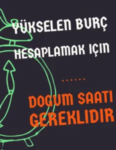 Yükselen Burç Hesaplama Yöntemleri-Doğum Saati Bilgisiyle Anında Sonuç