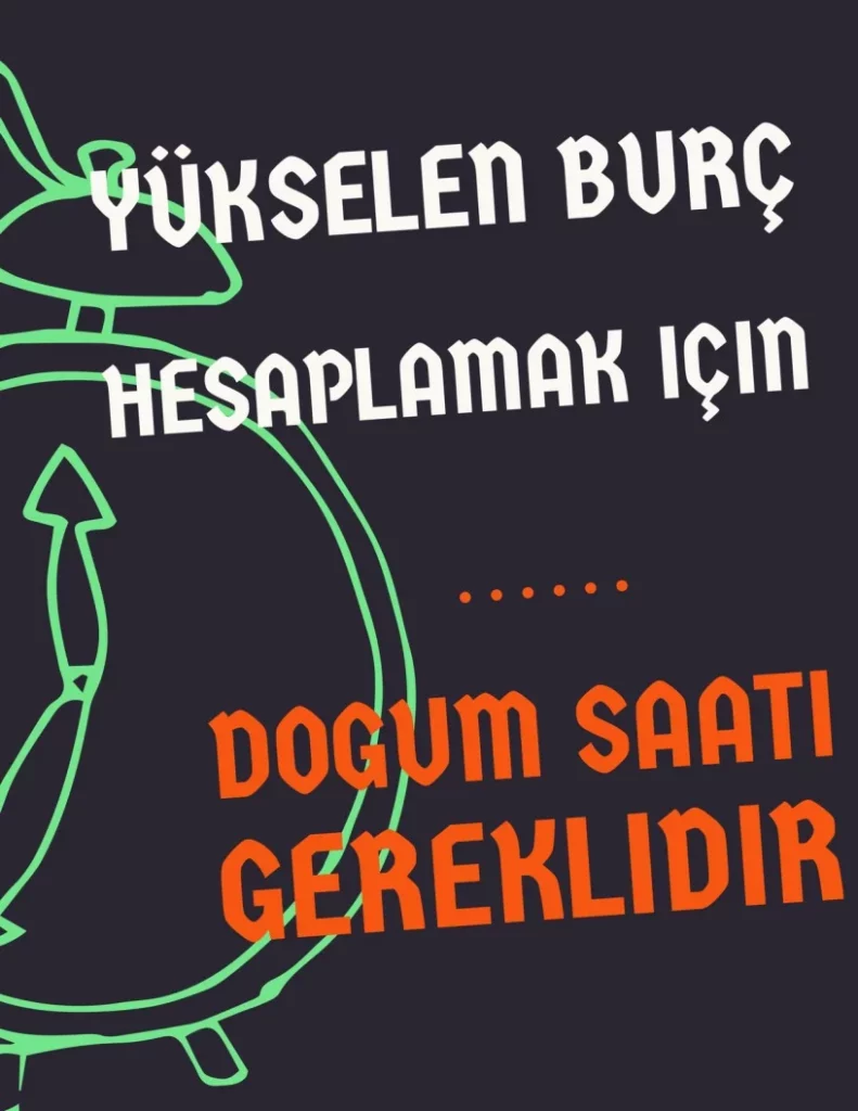 Yükselen Burç Hesaplama Yöntemleri-Doğum Saati Bilgisiyle Anında Sonuç