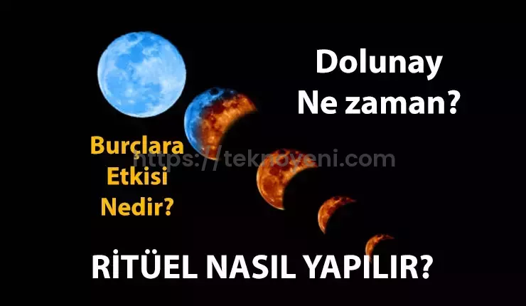 2025 Yılında Dolunay Tarihleri ve Anlamları