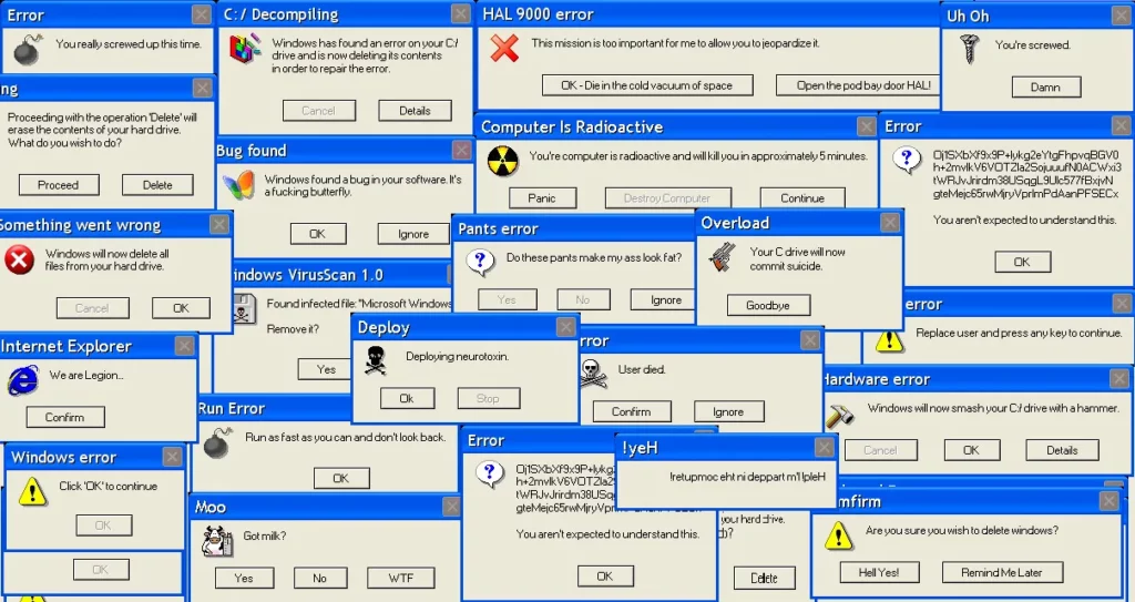 Windows Hata Kodlarına Genel Bakış